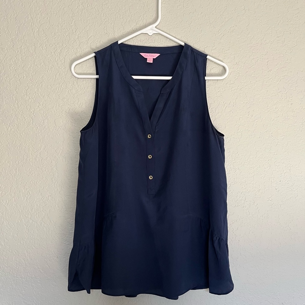Lily Pulitzer Ladies Silk Top
